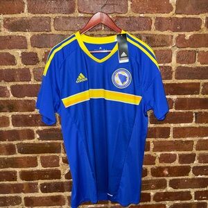 Bosnia BIH Shirt Euro for 2016 - Adidas Home Jersey 2016-17 (Large NWT)